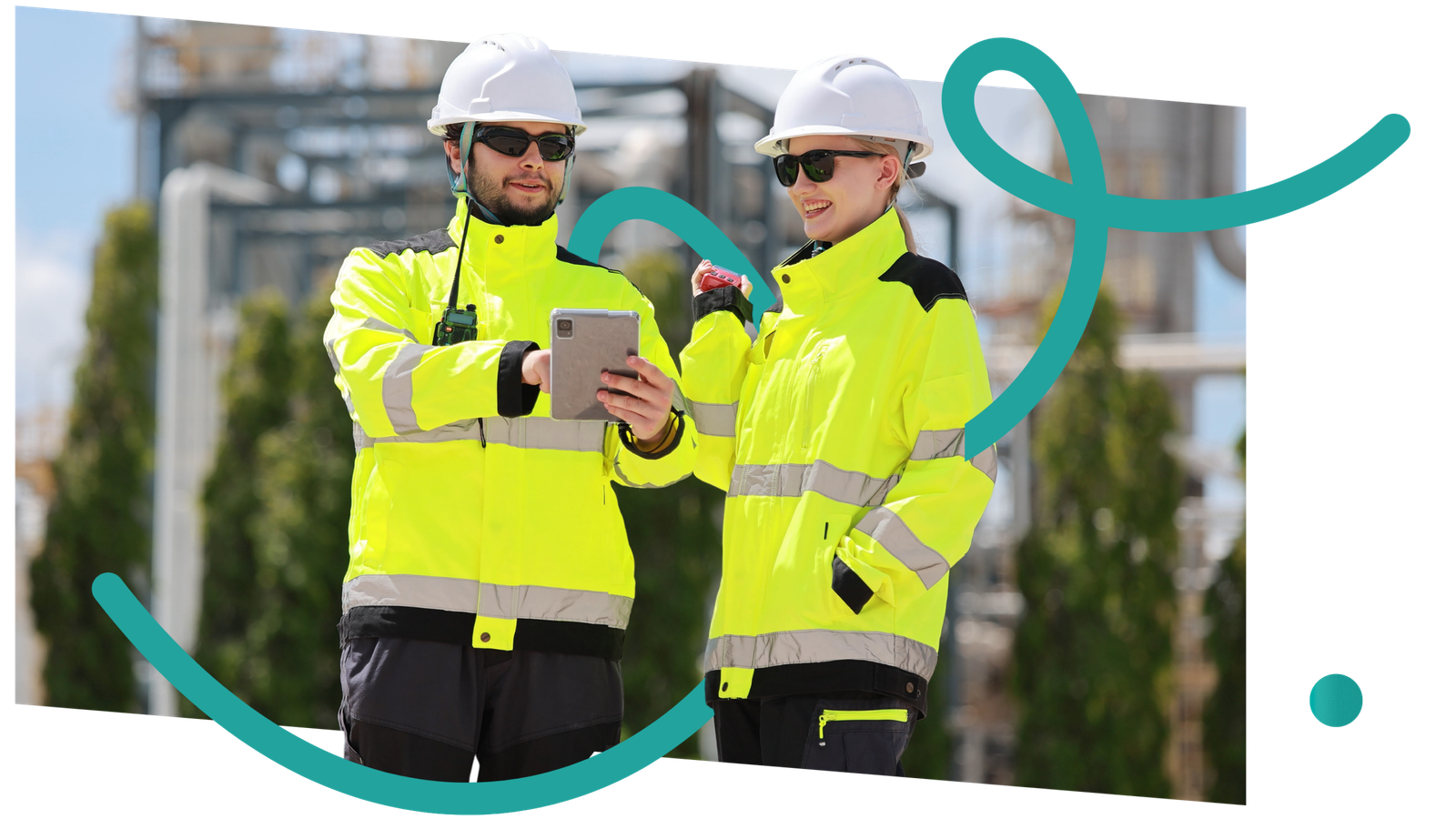 Two business owners reviewing a supplier comparison together